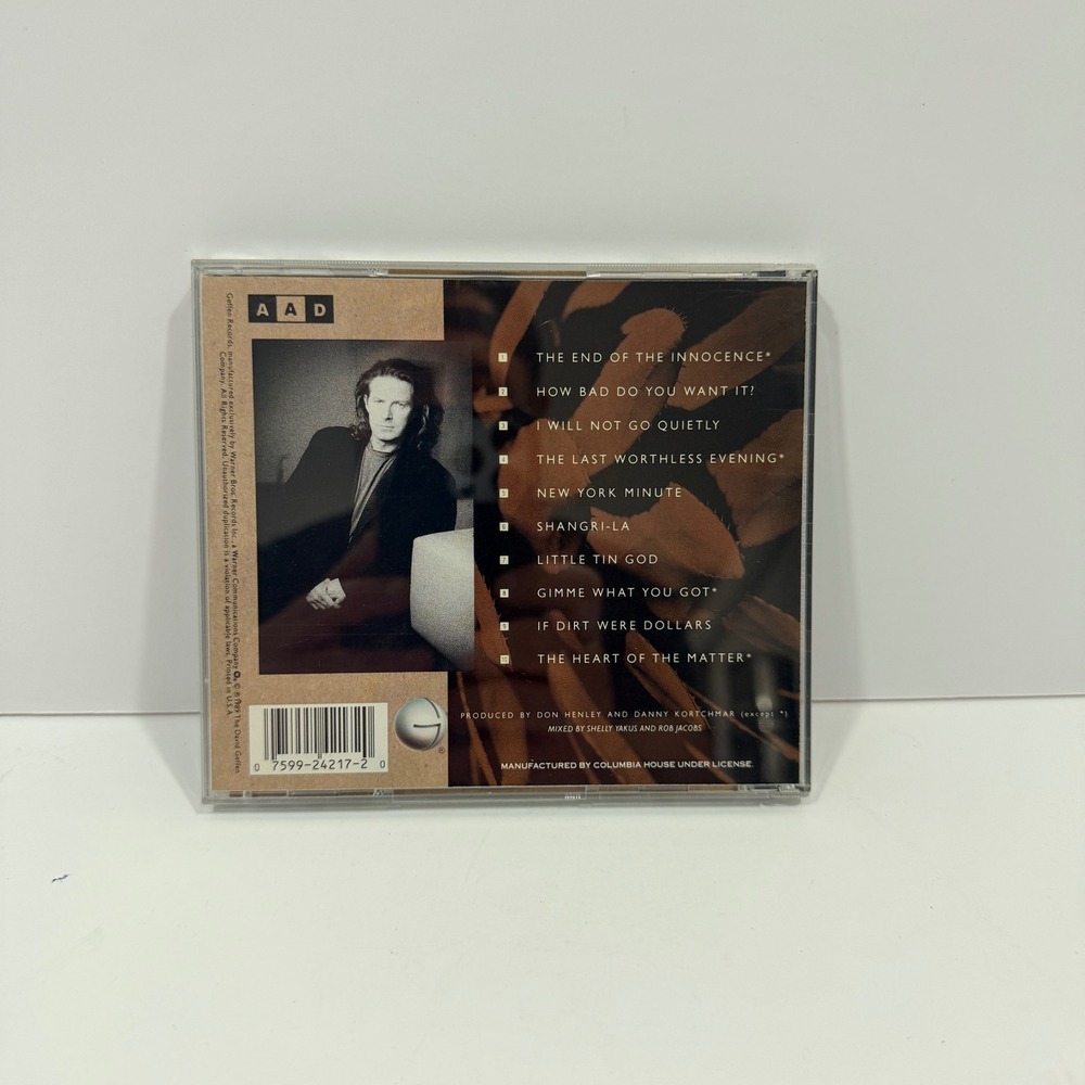 Don Henley The End of the Innocence CD Album Unisex OS Brown Good Rock 1989 - Picture 3 of 4